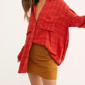 Free People That’s A Wrap Mini Skirt